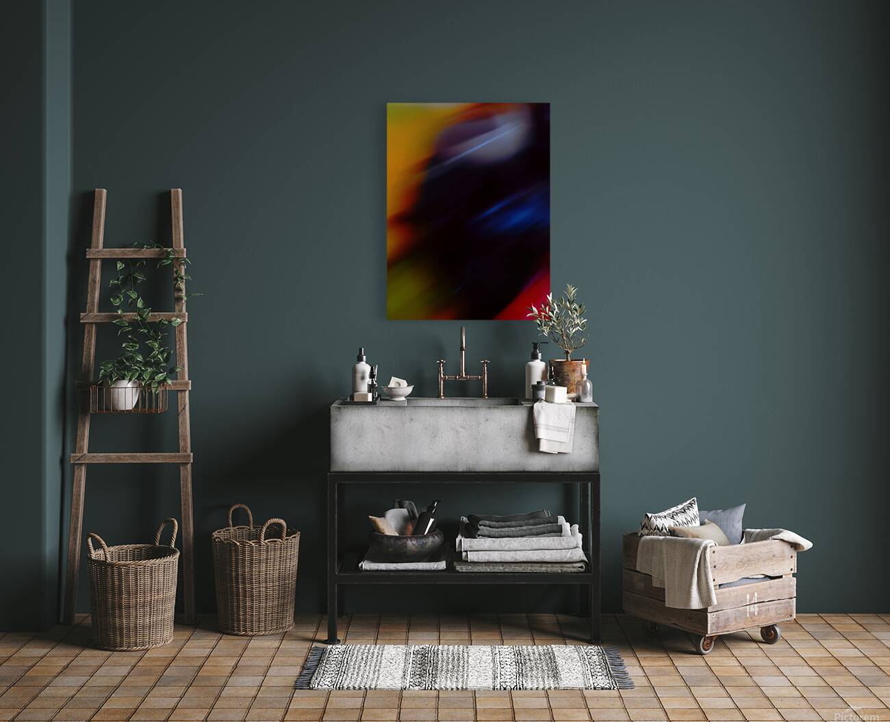 ABSTRACT ART PRINTS COLOR FUSION - 162150